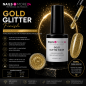 Preview: Gold Glitter Finish | 10ml ohne Schwitzschicht